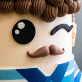 Best Dad Cake 6" - Designer Cakes - Junandus - - Eat Cake Today - Birthday Cake Delivery - KL/PJ/Malaysia