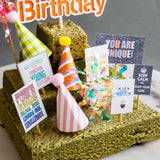 Birthday Matcha Brownie Tower - Brownies - Mr & Mrs Brownie - - Eat Cake Today - Birthday Cake Delivery - KL/PJ/Malaysia