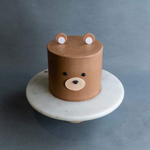 Amazon.com: Baby Bear Cake Topper Blue Ball Cake Decor (brown ball 2bears  set) : Toys & Games