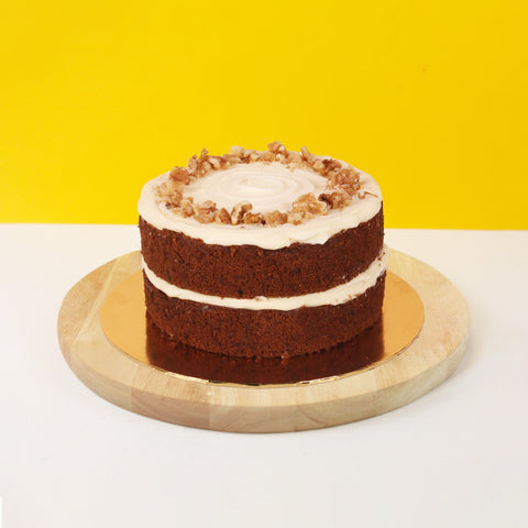 Carrot Walnut Cake 6" FREE Delivery - Sponge Cakes - Lavish Patisserie - - Eat Cake Today - Birthday Cake Delivery - KL/PJ/Malaysia