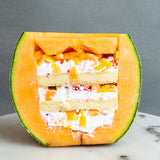 Chantilly Melon Cake 6" - Fruit Cakes - Cake Hub - - Eat Cake Today - Birthday Cake Delivery - KL/PJ/Malaysia