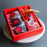 Chinese New Year Brownies Gift Set - Brownies - Mr & Mrs Brownie - - Eat Cake Today - Birthday Cake Delivery - KL/PJ/Malaysia