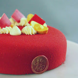 Chinese New Year Chocolate Yuzu Cake 7" - Mousse Cakes - Lavish Patisserie - - Eat Cake Today - Birthday Cake Delivery - KL/PJ/Malaysia