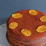 Chocolate Banana Mille Crepe Cake - Crepe Cakes - Bite Sensation Bakehouse - - Eat Cake Today - Birthday Cake Delivery - KL/PJ/Malaysia