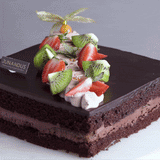 Chocolate Banana Sponge Cake - Chocolate Cake - Junandus - - Eat Cake Today - Birthday Cake Delivery - KL/PJ/Malaysia