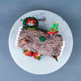 Chocolate Hazelnut Christmas Log Cake 7" - Sponge Cakes - Tedboy Bakery - - Eat Cake Today - Birthday Cake Delivery - KL/PJ/Malaysia