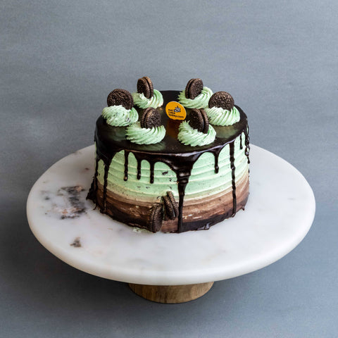 Chocolate Mint with Oreo Cake 6" - Buttercakes - Bakelab by The Buttercake Factory - - Eat Cake Today - Birthday Cake Delivery - KL/PJ/Malaysia