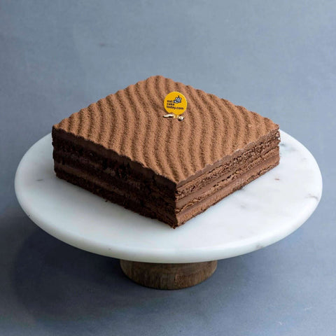 Chocolate Mousse Cake 7" - Chocolate Cake - Cat & The Fiddle - - Eat Cake Today - Birthday Cake Delivery - KL/PJ/Malaysia