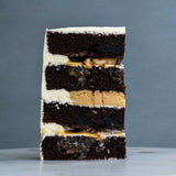 Chocolate Snickers Salted Caramel Cake - Buttercakes - Butter Grail - - Eat Cake Today - Birthday Cake Delivery - KL/PJ/Malaysia