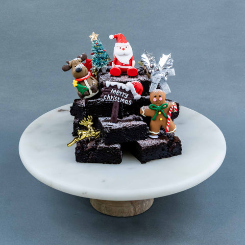 Christmas Brownies - Brownies - Mr & Mrs Brownie - - Eat Cake Today - Birthday Cake Delivery - KL/PJ/Malaysia