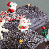 Christmas Chocolate Log Cake 8" - Sponge Cakes - Lavish Patisserie - - Eat Cake Today - Birthday Cake Delivery - KL/PJ/Malaysia