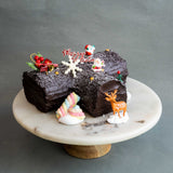 Christmas Chocolate Log Cake 8" - Sponge Cakes - Lavish Patisserie - - Eat Cake Today - Birthday Cake Delivery - KL/PJ/Malaysia