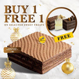 Christmas & New Year Special Buy 1 Free 1 - Mousse Cake - Lavish Patisserie - Chocolate Mousse Cake 7 inch free 1 slice cake - Eat Cake Today - Birthday Cake Delivery - KL/PJ/Malaysia