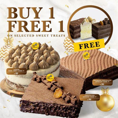 Christmas & New Year Special Buy 1 Free 1 - Mousse Cake - Lavish Patisserie - - Eat Cake Today - Birthday Cake Delivery - KL/PJ/Malaysia