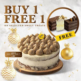 Christmas & New Year Special Buy 1 Free 1 - Mousse Cake - Lavish Patisserie - Lemon Earl Grey Cake 7 inch free 1 slice cake - Eat Cake Today - Birthday Cake Delivery - KL/PJ/Malaysia