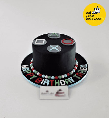 Controller Fondant Belgium Chocolate cake 6' (Customized) - Customized Cakes - Eat Cake Today - Cake Delivery from Malaysia's Best Bakers - - Eat Cake Today - Birthday Cake Delivery - KL/PJ/Malaysia