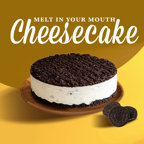 Cookie and Cream Cheesecake 6" - Cheesecakes - Cheesy Bakery - - Eat Cake Today - Birthday Cake Delivery - KL/PJ/Malaysia