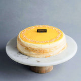 D24 Durian Mille Crepe 8" - Mille Crepe - Junandus - - Eat Cake Today - Birthday Cake Delivery - KL/PJ/Malaysia