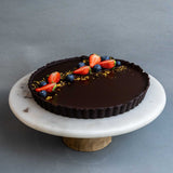 Decadent Dark Chocolate Tart 8" - Tarts - Justine's Cakes & Kueh - - Eat Cake Today - Birthday Cake Delivery - KL/PJ/Malaysia