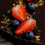 Decadent Dark Chocolate Tart 8" - Tarts - Justine's Cakes & Kueh - - Eat Cake Today - Birthday Cake Delivery - KL/PJ/Malaysia