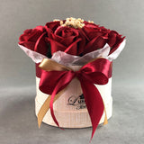 Deluxe Fragrance Rose Soap Flower Hat Box - Flower - Luxe Florist - - Eat Cake Today - Birthday Cake Delivery - KL/PJ/Malaysia
