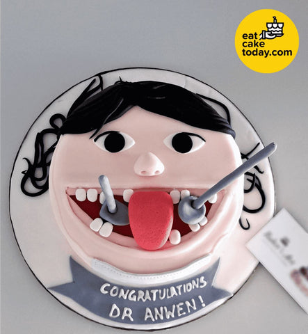 Dentist Cake 6' (Customized) - - Eat Cake Today - Cake Delivery from Malaysia's Best Bakers - - Eat Cake Today - Birthday Cake Delivery - KL/PJ/Malaysia