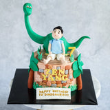 Dinasour with Boy 6" - Customized Cakes - Cakes by Maine - - Eat Cake Today - Birthday Cake Delivery - KL/PJ/Malaysia