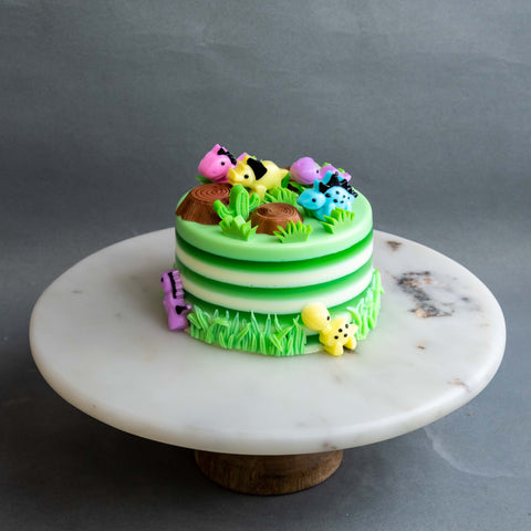 Dino Jelly Cake 6" - Jelly Cakes - Libra Cook & Bake - - Eat Cake Today - Birthday Cake Delivery - KL/PJ/Malaysia