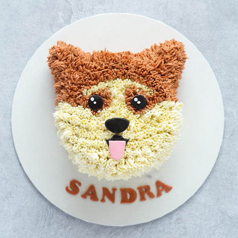 Dog Cake 5" - Customized Cakes - Cakes by Maine - - Eat Cake Today - Birthday Cake Delivery - KL/PJ/Malaysia