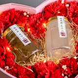 Double Love Heart Shape Gift Box - - Ding Feng Birdnest - - Eat Cake Today - Birthday Cake Delivery - KL/PJ/Malaysia