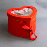 Double Love Heart Shape Gift Box - - Ding Feng Birdnest - Red - Eat Cake Today - Birthday Cake Delivery - KL/PJ/Malaysia