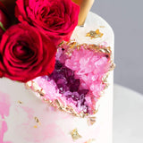 Edible Geode Cake 5" - Designer Cake - D'sabroso - - Eat Cake Today - Birthday Cake Delivery - KL/PJ/Malaysia