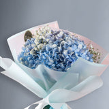 Fairy Blue Fresh Flower Bouquet - Flowers - Bull & Rabbit - - Eat Cake Today - Birthday Cake Delivery - KL/PJ/Malaysia