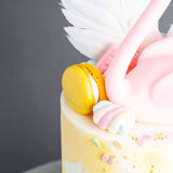 Flamingo Sunset Cake 5" - Designer Cake - D'sabroso - - Eat Cake Today - Birthday Cake Delivery - KL/PJ/Malaysia