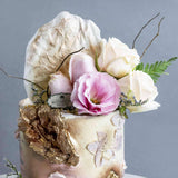 Floral Geode Cake 4" - Designer Cake - The Buttercake Factory - - Eat Cake Today - Birthday Cake Delivery - KL/PJ/Malaysia
