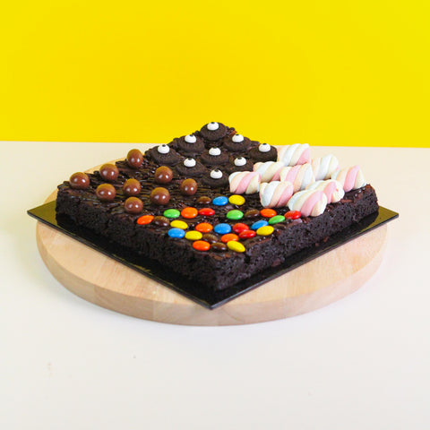 Fun Sharing Box Brownies 8" - Brownies - Kim Brownie - - Eat Cake Today - Birthday Cake Delivery - KL/PJ/Malaysia