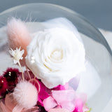 Garden Rose Bell Jar - Flowers - Delicato Dessert - - Eat Cake Today - Birthday Cake Delivery - KL/PJ/Malaysia