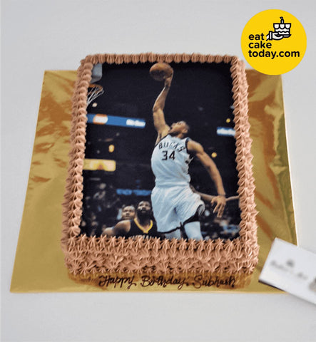Giannis Edible Print Chocolate Cake (Customized) - Customized Cakes - Eat Cake Today - Cake Delivery from Malaysia's Best Bakers - - Eat Cake Today - Birthday Cake Delivery - KL/PJ/Malaysia