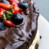 Gluten Free Chocolate Cake 8" - Buttercakes - Cuddly Confectioner - - Eat Cake Today - Birthday Cake Delivery - KL/PJ/Malaysia