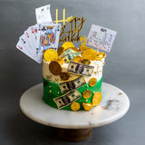 God of Gamblers Money Pulling Cake - Designer Cakes - In The Clouds Cakes - - Eat Cake Today - Birthday Cake Delivery - KL/PJ/Malaysia
