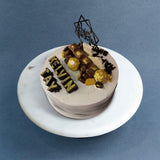 Gold Chocolate Cake 8" - Buttercakes - Revery Bakeshop - - Eat Cake Today - Birthday Cake Delivery - KL/PJ/Malaysia