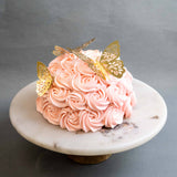 Golden Love of Butterfly Cake 6" - Designer Cakes - Cake Hub - - Eat Cake Today - Birthday Cake Delivery - KL/PJ/Malaysia