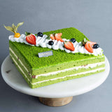 Green Tea Sponge Cake - Sponge Cakes - Junandus Penang - - Eat Cake Today - Birthday Cake Delivery - KL/PJ/Malaysia