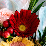 Happy Congratulations Fresh Flower Box - Flower - Bull & Rabbit - - Eat Cake Today - Birthday Cake Delivery - KL/PJ/Malaysia