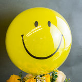 Happy Sunshine Fresh Flower Basket - Flower - Bull & Rabbit - - Eat Cake Today - Birthday Cake Delivery - KL/PJ/Malaysia