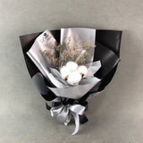 Hot Air Bubble Balloon Baby's Breath Flower Box - Balloons - Luxe Florist - - Eat Cake Today - Birthday Cake Delivery - KL/PJ/Malaysia