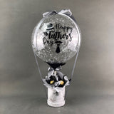 Hot Air Confetti Balloon Ferrero Rocher Box - Balloons - Luxe Florist - Silver - Eat Cake Today - Birthday Cake Delivery - KL/PJ/Malaysia