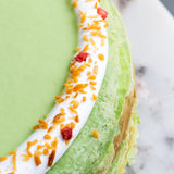 Japan Ī Kaori Matcha & Red Bean Mille Crepe Cake 8" - Crepe Cakes - Yippii Gift - - Eat Cake Today - Birthday Cake Delivery - KL/PJ/Malaysia