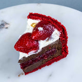 Jingle Berry Chocolate Mousse 6" - Mousse Cakes - MareMaris Patisserie - - Eat Cake Today - Birthday Cake Delivery - KL/PJ/Malaysia