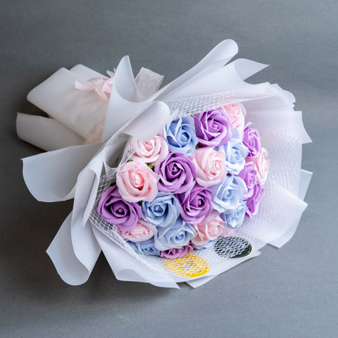 Joyous Soap Flower Bouquet - Flowers - Bull & Rabbit - - Eat Cake Today - Birthday Cake Delivery - KL/PJ/Malaysia